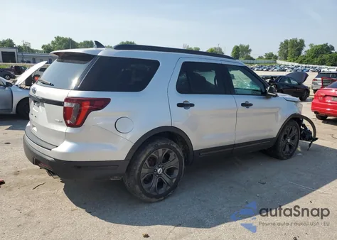 2018 Ford Explorer Sport из США, поврежденный, VIN 1FM5K8GT0JGA33518